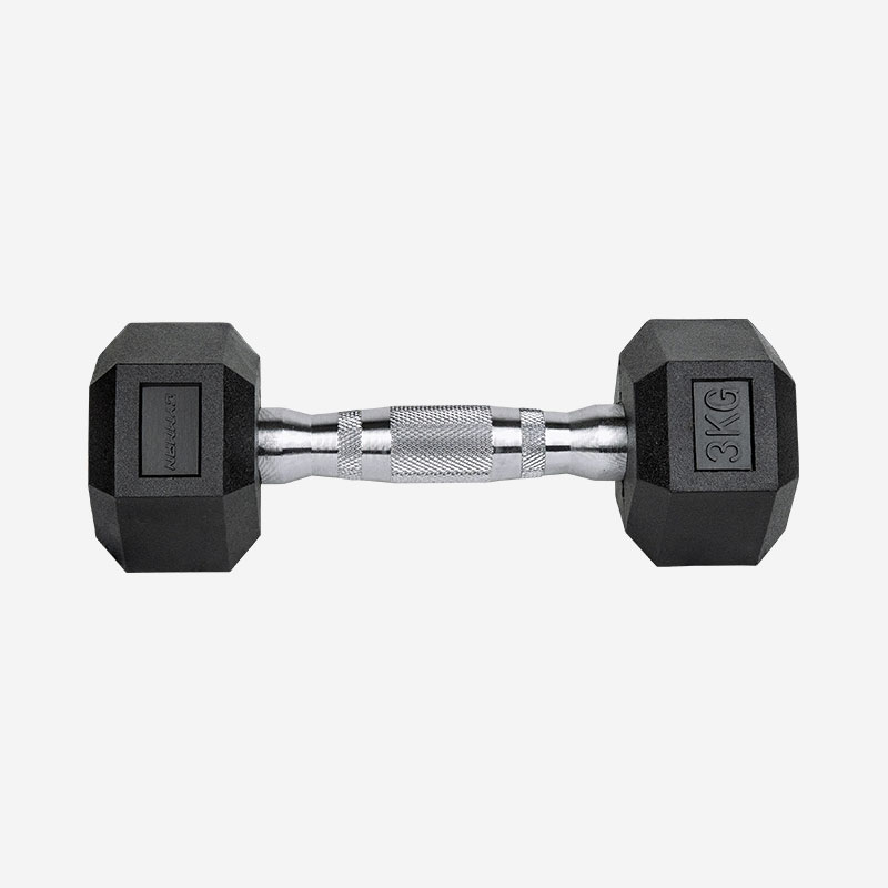 짐맨 PEV 육각 덤벨 냄새없는 아령 3kg, 2개 - 상세 이미지 5
