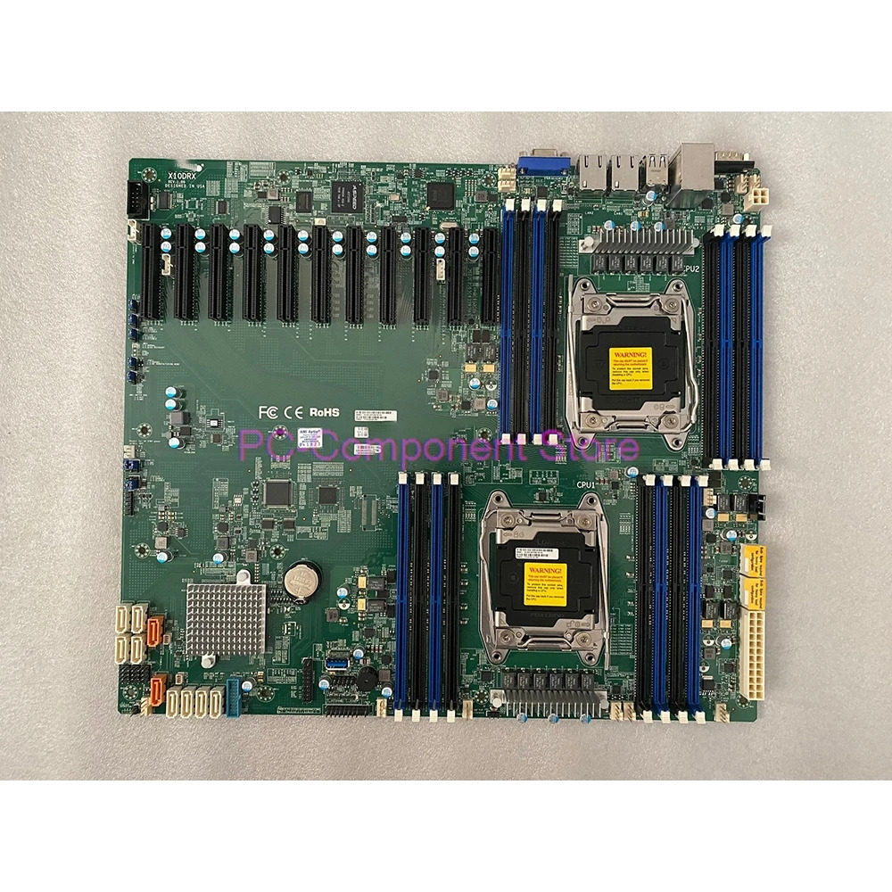 Supermicro 서버 마더보드 E5-2600 v4/v3 군 11 PCI-E 슬롯 i350 듀얼 포트 GbE LAN SATA3 IPMI2.0 LGA2011 DDR4X10DRX