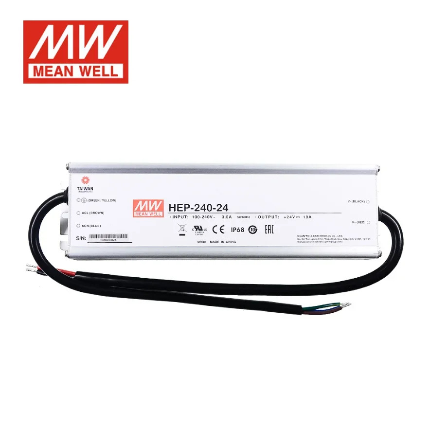 MEAN WELL HEP-240 HEP-240-12A 12V 16A 240W 가혹환경 전원공급장치
