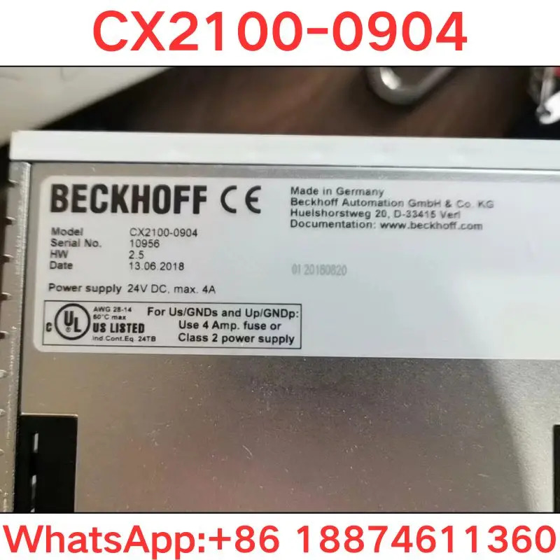 리퍼 OK PLC 호스트 컨트롤러 CX2100-0904 제공 가능