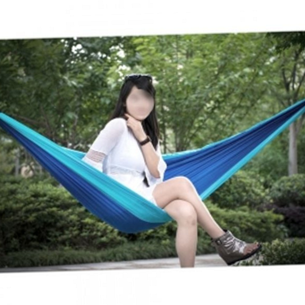 휴대용 초경량 해먹 야외 캠핑 해먹 접이식 싱글 낚시 텐트
