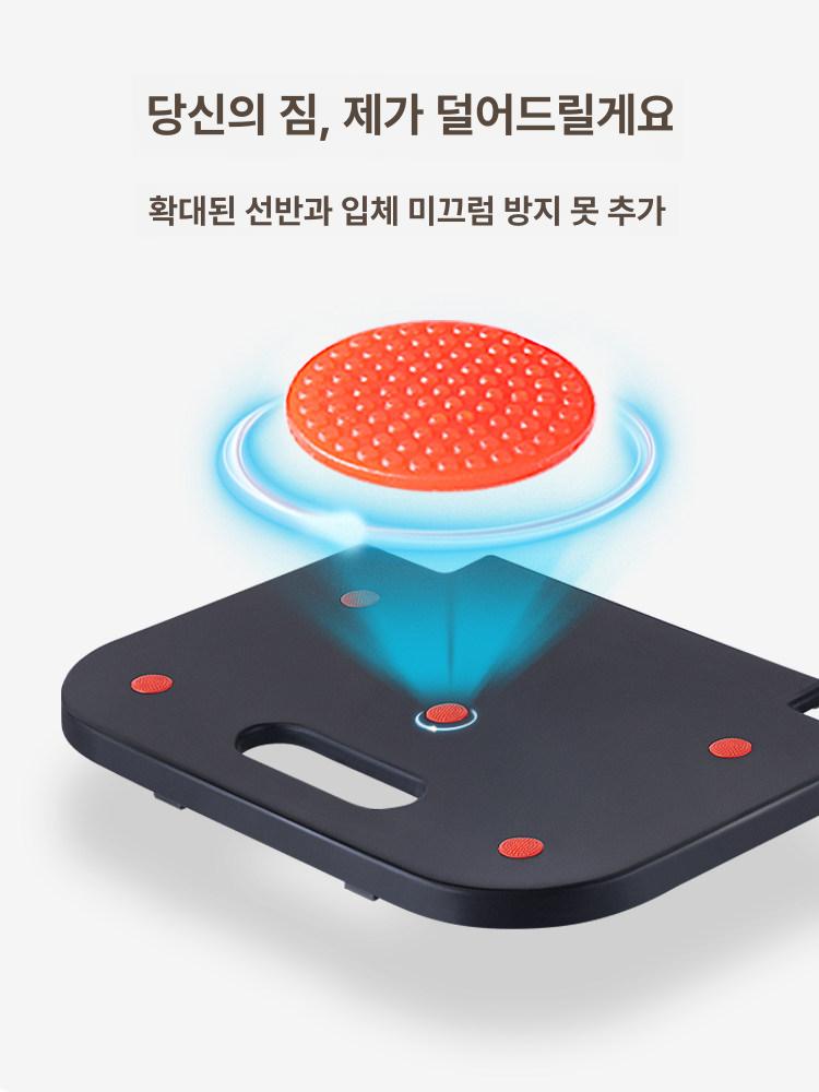 장바구니캐리어 시장카트 슈퍼 접이식 장보기 식료품 슈퍼마켓 미니 트롤리 장바구니 편리한 - 상세 이미지 3