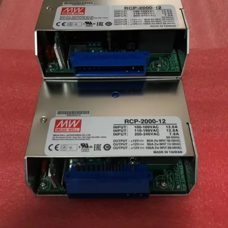 MEAN WELL 스위칭 전원공급장치 RCP-2000-12 RCP-2000-24 RCP-2000-48V 1200W 랙 장착형 전면 장착 정류기
