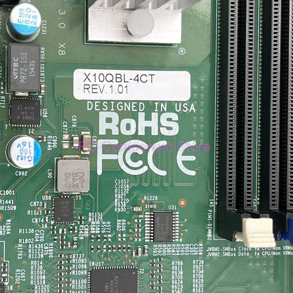 Supermicro 마더보드쿼드 소켓 R1LGA 2011 지원 프로세서 E7-8800 v4/v3 E7-4800 군 X10QBL-4CT
