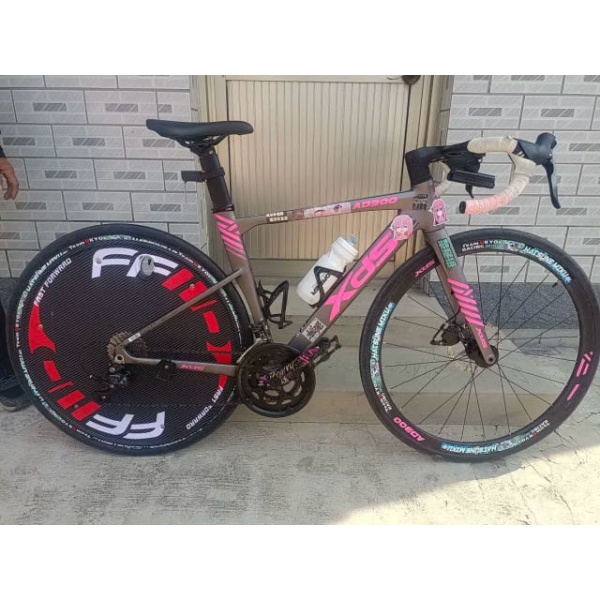 최고급 코리마 픽시 700C 디스크휠 카본 패턴 레드 FF 휠셋 페포 2개 2개 카본 패턴-레드 FF - 상세 이미지 3