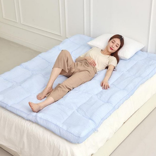 냉감 여름 토퍼 침대 쿨 토퍼 매트리스 간절기 - 상품 이미지