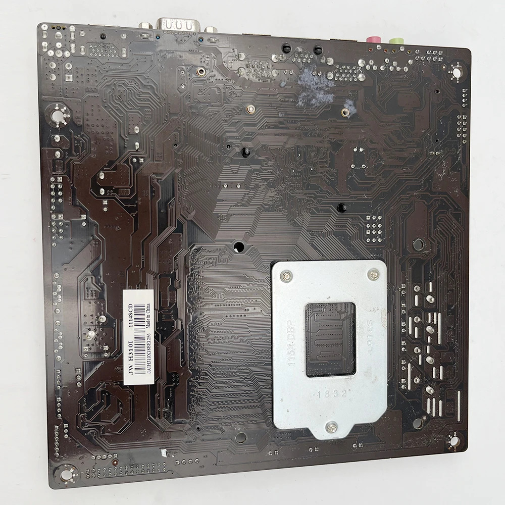 JW H310I LGA 1151 올인원 컴퓨터 마더보드 단일 메모리 H310 메인보드용