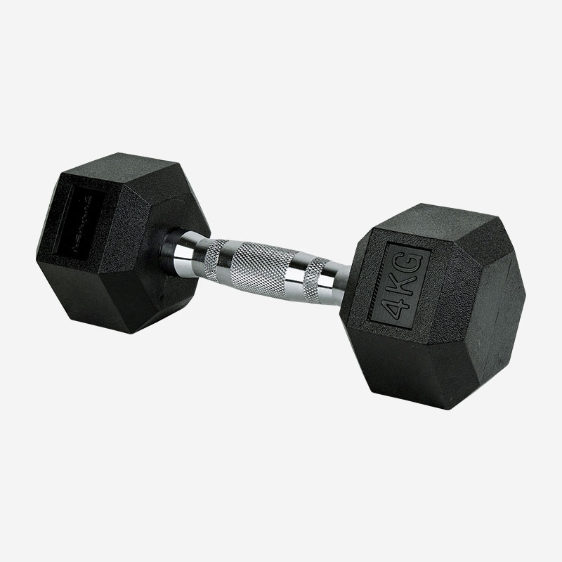 짐맨 PEV 육각 덤벨 냄새없는 아령 4kg, 2개 - 상세 이미지 4