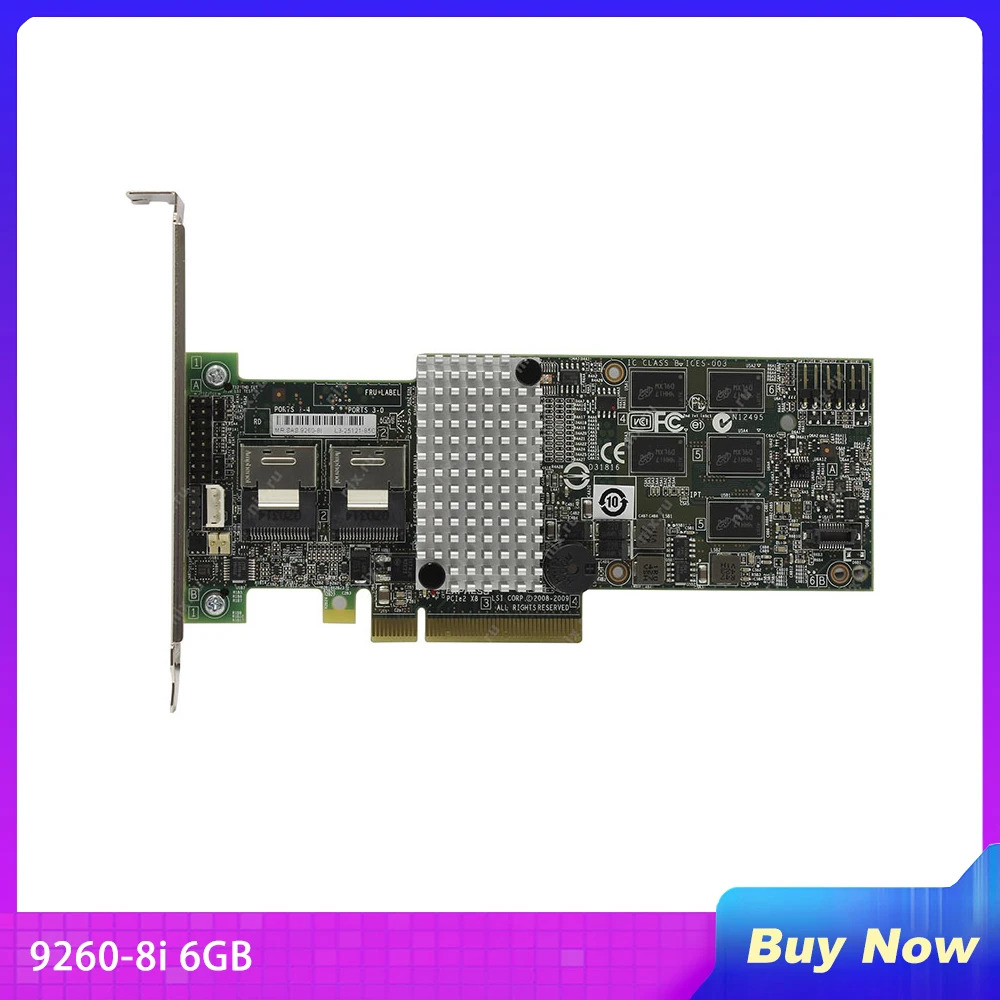 Lenovo호환 RD640 R700 LSI MegaRAID SAS 9260-8i 6GB RAID5 512MB 어레이 카드용