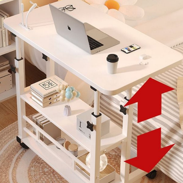 다용도 높이 조절 테이블 틈새 이동식 사이드 테이블 바퀴형 소파