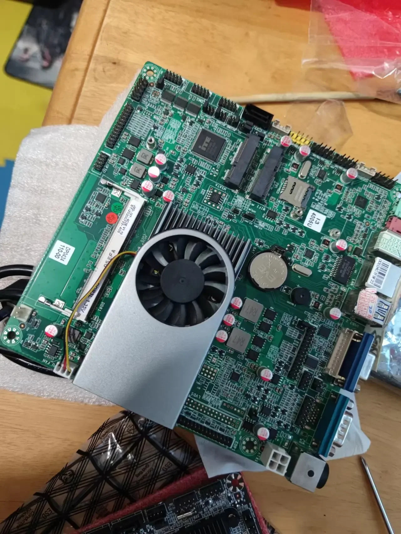 미니 산업제어 메보드 I3-4005U/DC12V/듀얼 EDP 인터페이스 JXD-I3T-4C2E/LPT 확장용