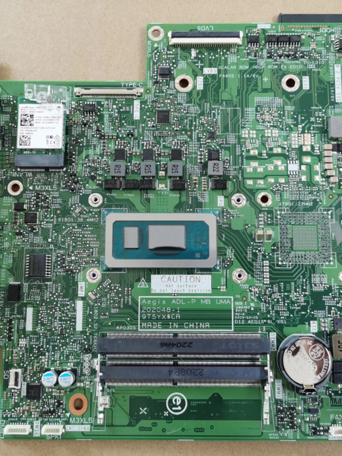 Dell piron 24-5410 27-7710 메보드 20 2048-1 WVCXH 펜티엄 8505U용