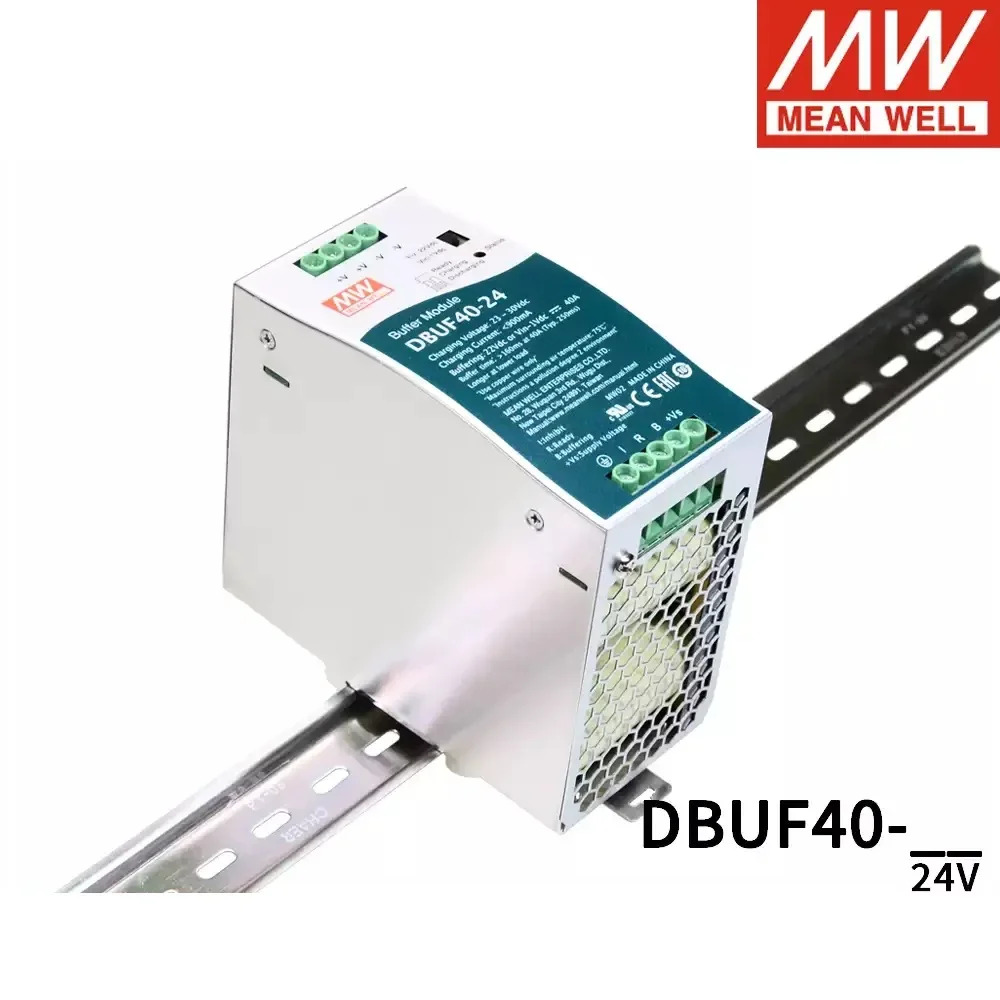 MEAN WELL 스위칭 전원공급장치 DBUF40 DIN 가이드 레일 24V/40A 버퍼 모듈 산업제어 장비