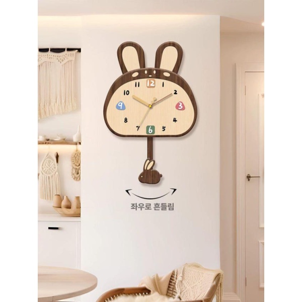 모던홈 대형 인테리어 만년 달력 유니크 조용한 가정용 시계 거실벽시계 석영 집 30x30 중형 30x30 - 상세 이미지 2
