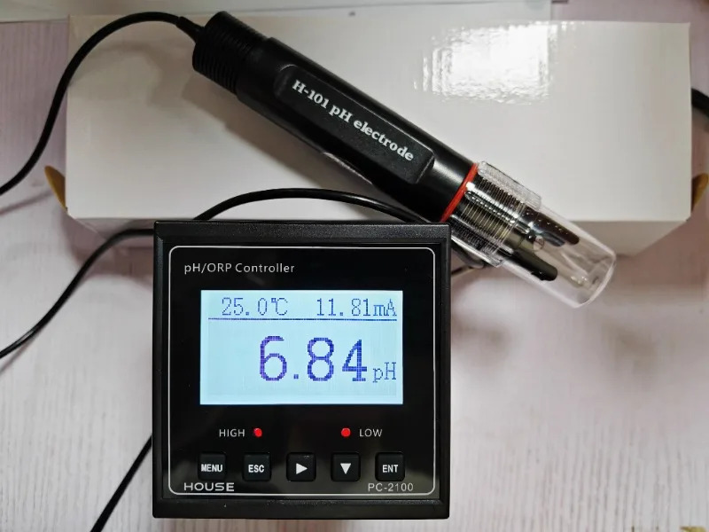 PC-2100 산업온라PH 측정기5미터 Haoshi PH 전극 포함