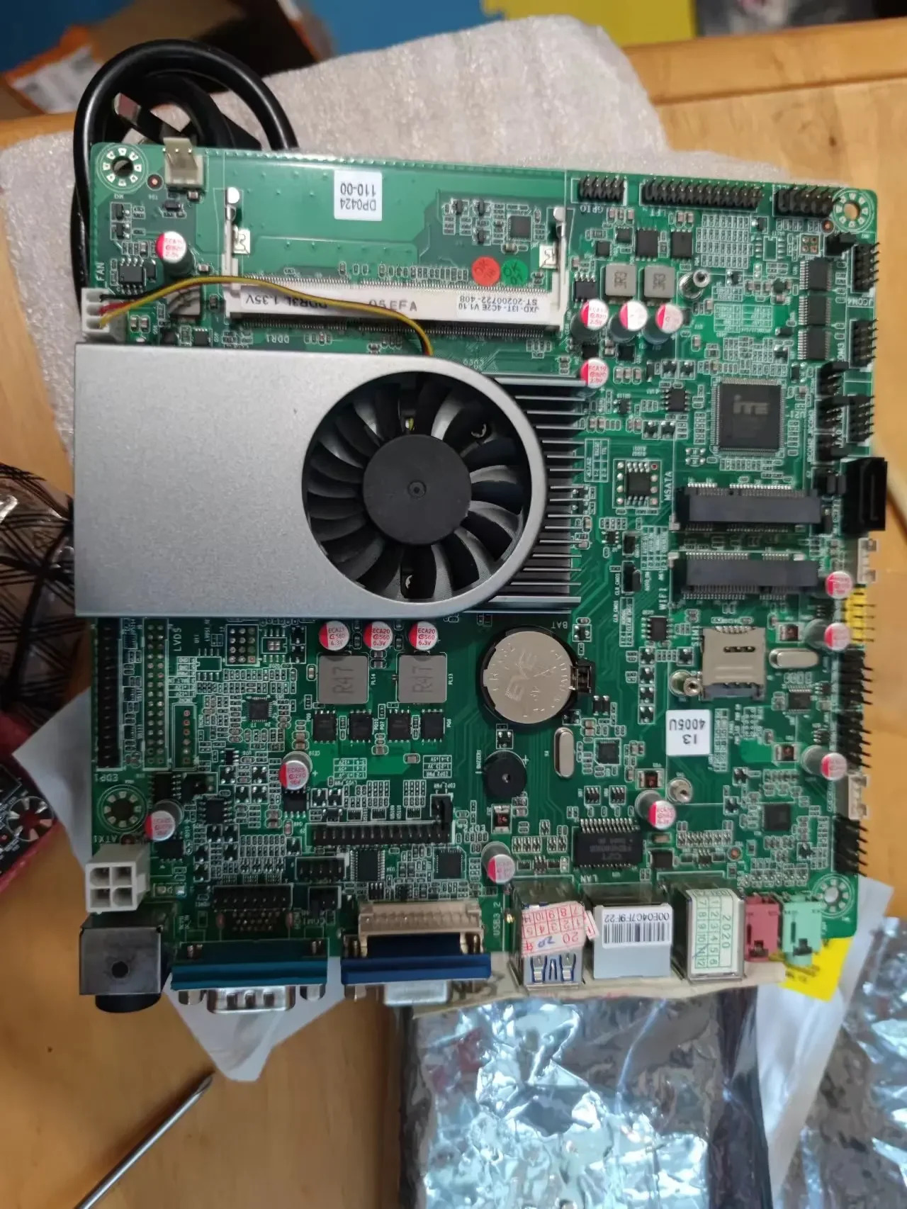미니 산업제어 메보드 I3-4005U/DC12V/듀얼 EDP 인터페이스 JXD-I3T-4C2E/LPT 확장용