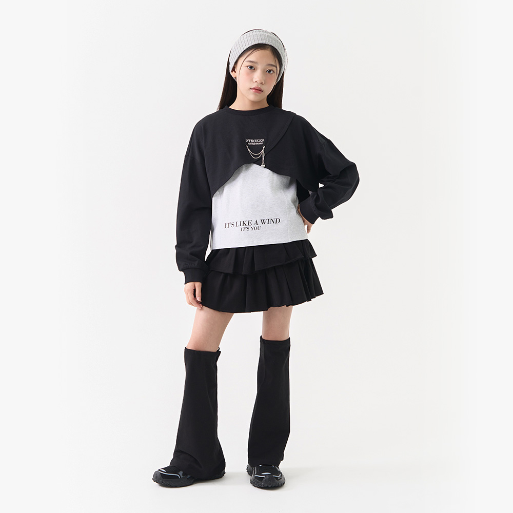 더데이걸 미니 쮸리 스커트 워머 셋트 TGWH25S01 - 상품 이미지