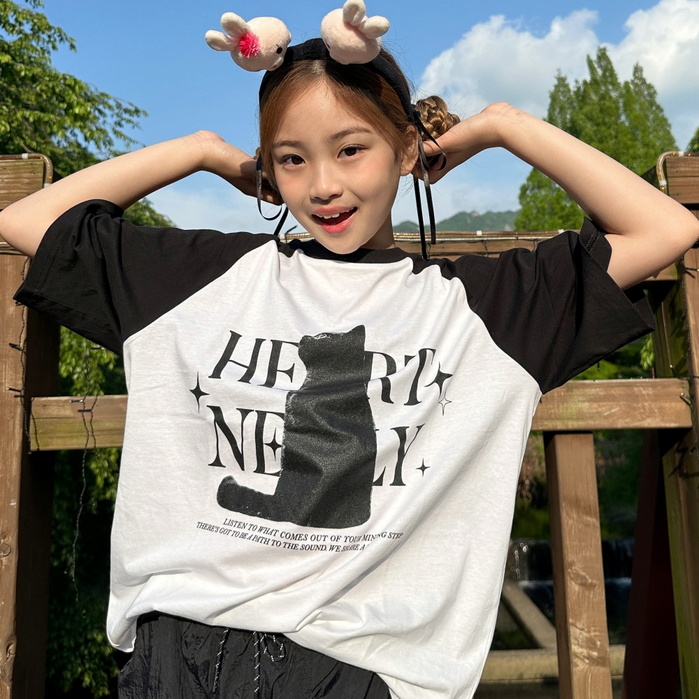 더데이걸 레글런 박시 반팔티 TGRA255Y2 - 상품 이미지