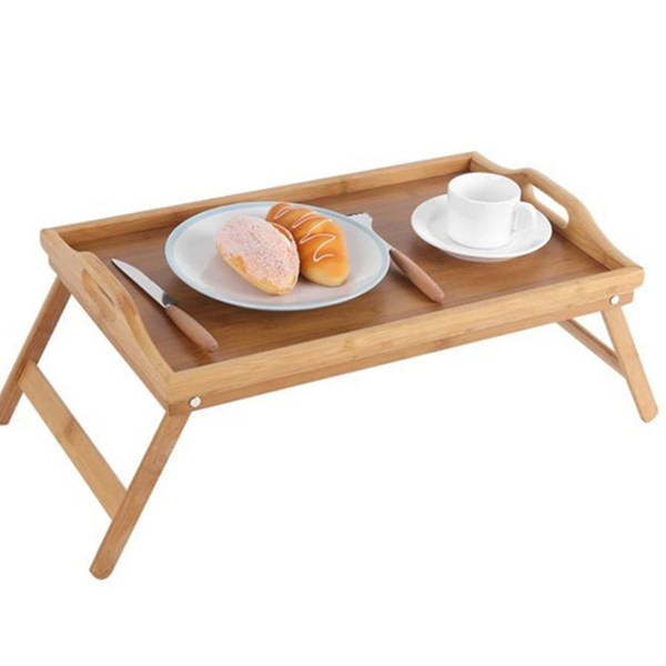 원목 접이식 우드 트레이 침대 접이식 베드 트레이 노트북 식사