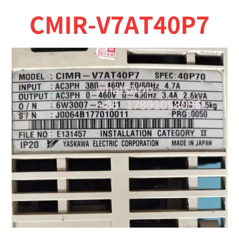 CMIR-V7AT40P7 주파수 변환기 리퍼 완료