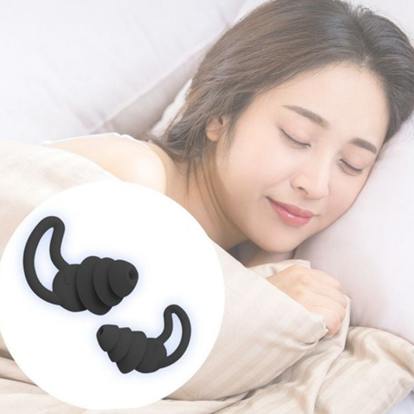 재사용 수면용 귀마개 실리콘 소음방지 귀마개 이어플러그 층간소음 공부용 - 상품 이미지