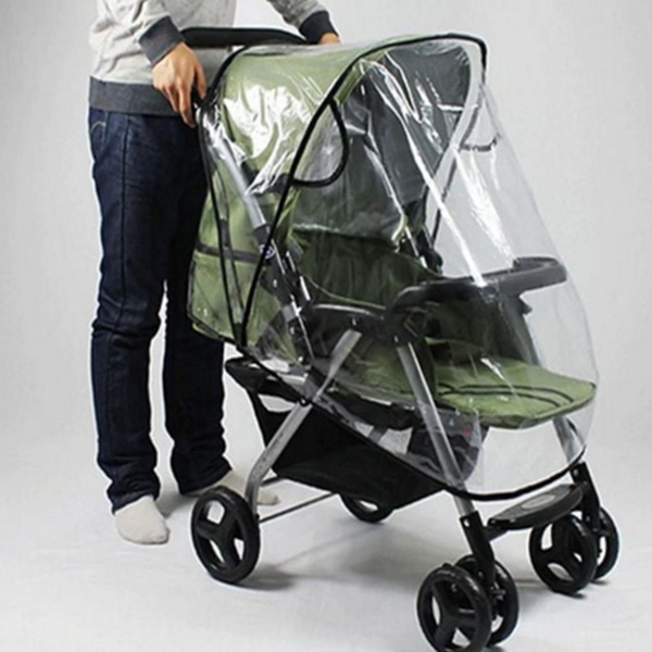 방수 유모차 커버 바람막이 유모차 방풍 커버 비닐 투명