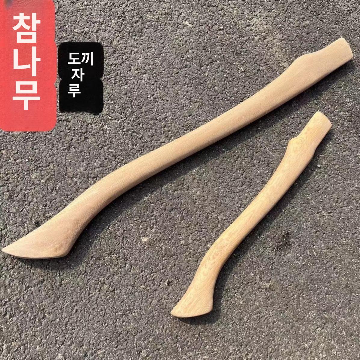 손잡이 손도끼 교체용 캠핑용 벌목용 떡갈나무 곡괭이 사슴 발바닥형 도장 36cm - 상세 이미지 4