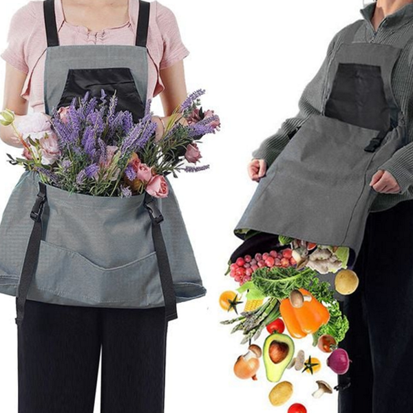 주머니형 수확용 앞치마 농작물 농업용 앞치마 작업용 농부용