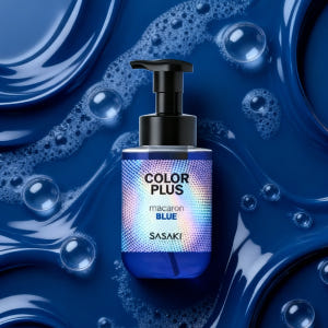 사사키 마카롱 보색 염색 컬러 샴푸 블루 300ml 솔직 후기 | 피부 타입별 분석 - 상품 이미지 3