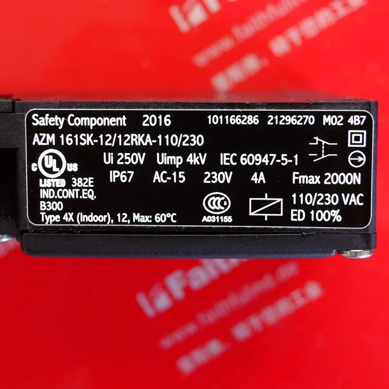 안전 스위치 AZM 161SK-12/12RKA-110/230 101166286