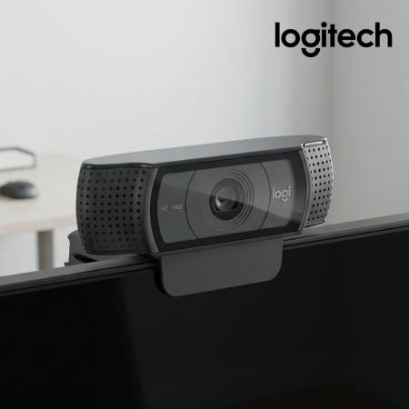 로지텍 (국내정품) 로지텍 C920 HD 프로 웹캠 1080p 고화질 오토포커스 화상회의 재택근무