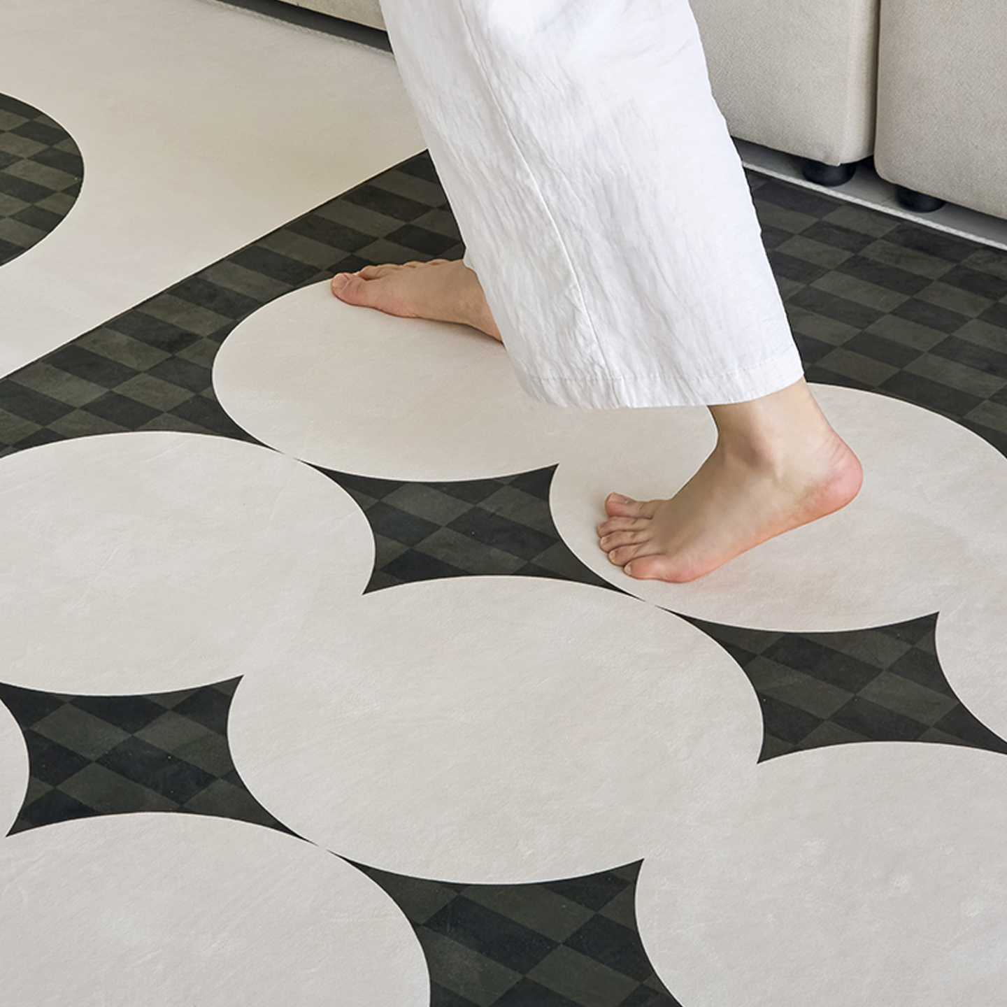 무드쉐이드 소프티 발수 러그 사계절 단모 거실 침실 소프트 카페트 단일 색상, 100x150cm 이미지 6