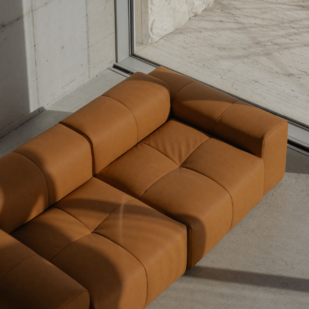 에덴느 몽블랑 카우치 쇼파 4인용 패브릭 구스 이지클린 4인 소파