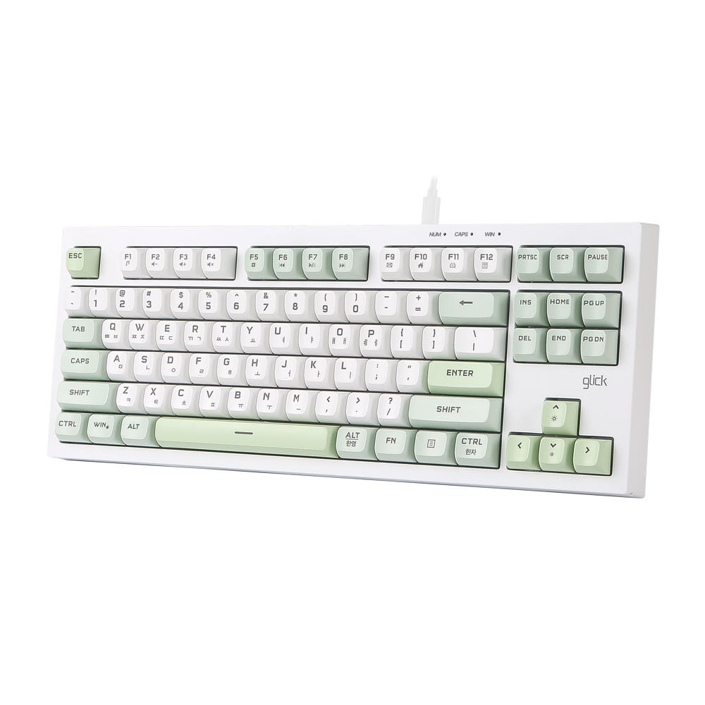 지클릭커 OPK50 사일런스 M RGB 무소음멤브레인 키보드 87키 Sky City CR1, 멤브레인 이미지 8