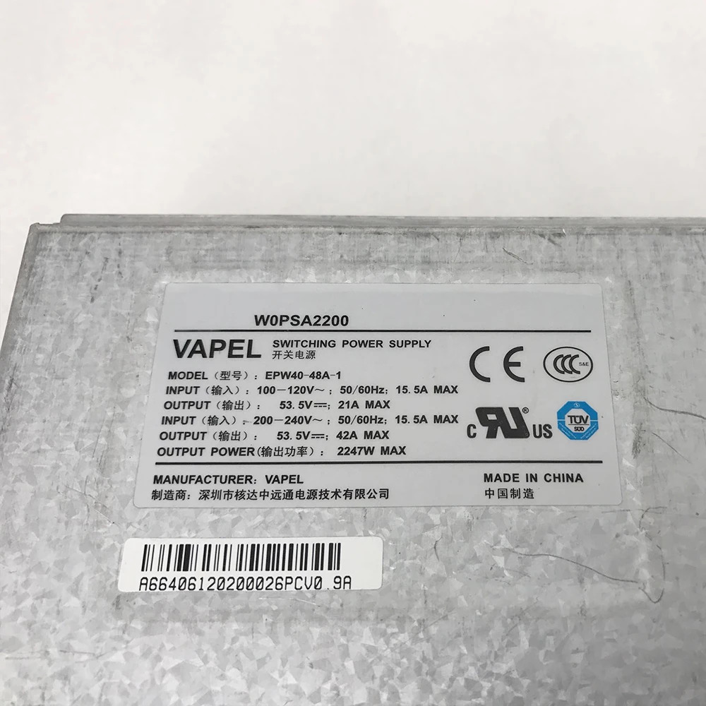 전원 모듈 S9300 W0PSA2200 EPW40-48A-1 2247W