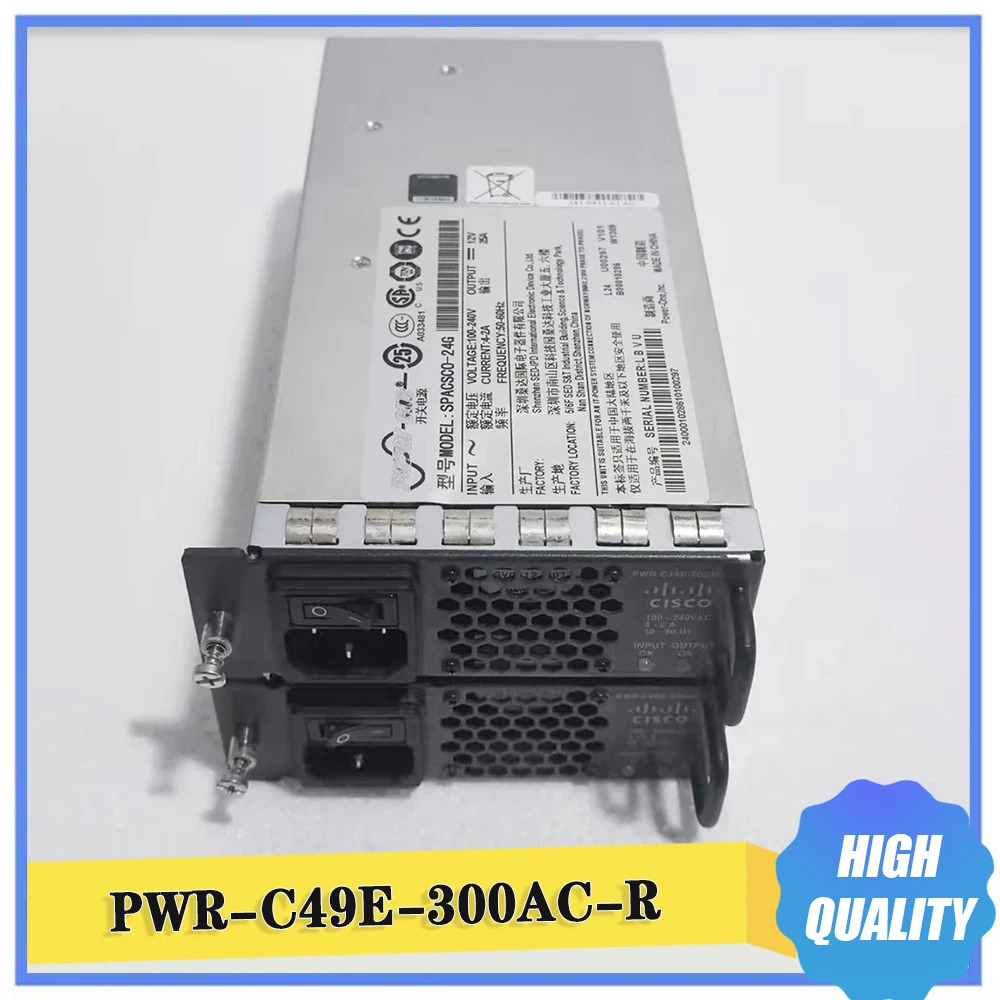 Cisco C4948EPWR-C49E-300AC-R 스위치 전원공급장치 1개