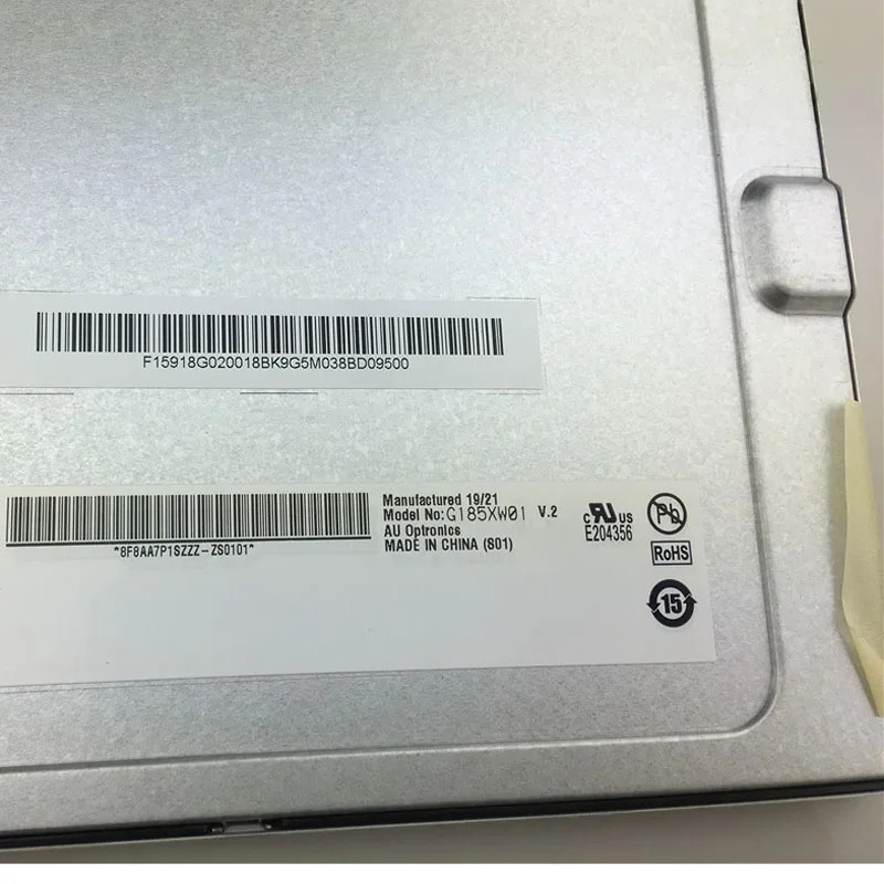 교체 또는 업그레이드 18.5 인치 G185XW01 V2 G185XW01.2 LCD 스크린 패널 1366x768 해상도 모니터 부품