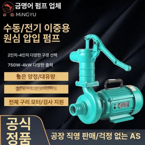 강력 진흙 오물 배수 절삭 정화 슬러지펌프 10톤 10미터 750w 2인치 10톤 10미터 750w 2인치 220V - 상품 이미지
