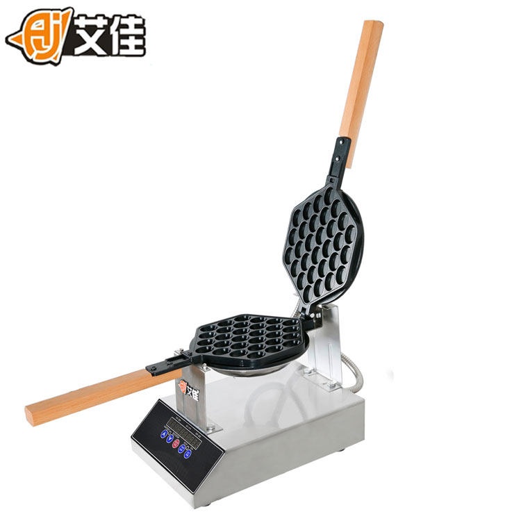 홍콩 에그 와플 기계 카페 간식 제조용 전동 주방 조리 머신 업소용 가정용 220V - 상세 이미지 4
