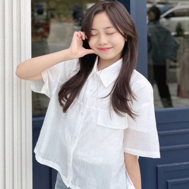 더데이걸 바캉스 반팔 셔츠 TGBW25501 - 상세 이미지 2
