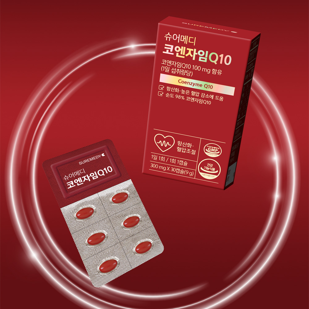 슈어메디 코엔자임Q10 30캡슐, 1개 이미지 3