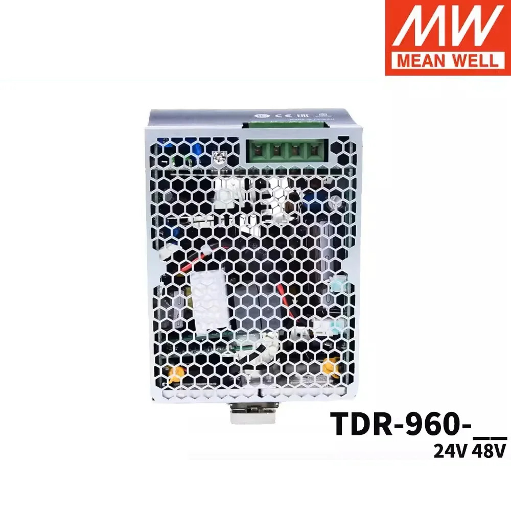 MEAN WELL TDR-960-24 TDR-960-48 960W PFC 기능 3상 산업가이드 레일 TDR-960