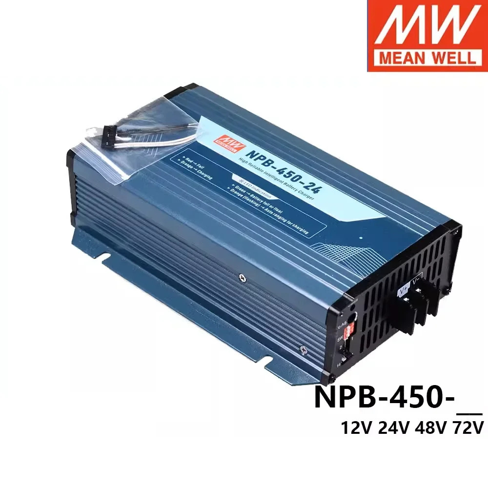 MEAN WELL NPB-450 NPB-450-12 NPB-450-24 NPB-450-48 NPB-450-72 450W 세그먼트 납산 배터리 스위칭 전원공급장치