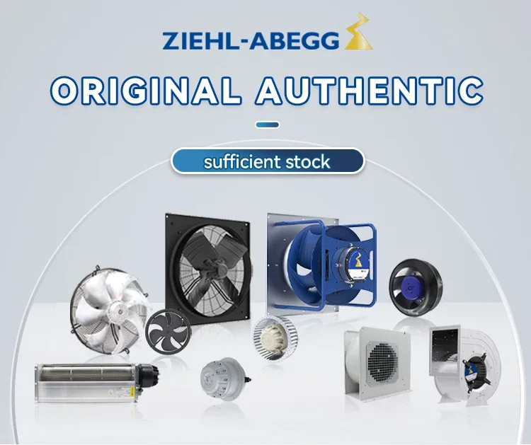 ZIEHL-ABEGG RE40P-4DK.7Q.1R 230V AC 400V 50Hz 5500W 1130RPM IP54 이전압 전진 원심 냉각팬