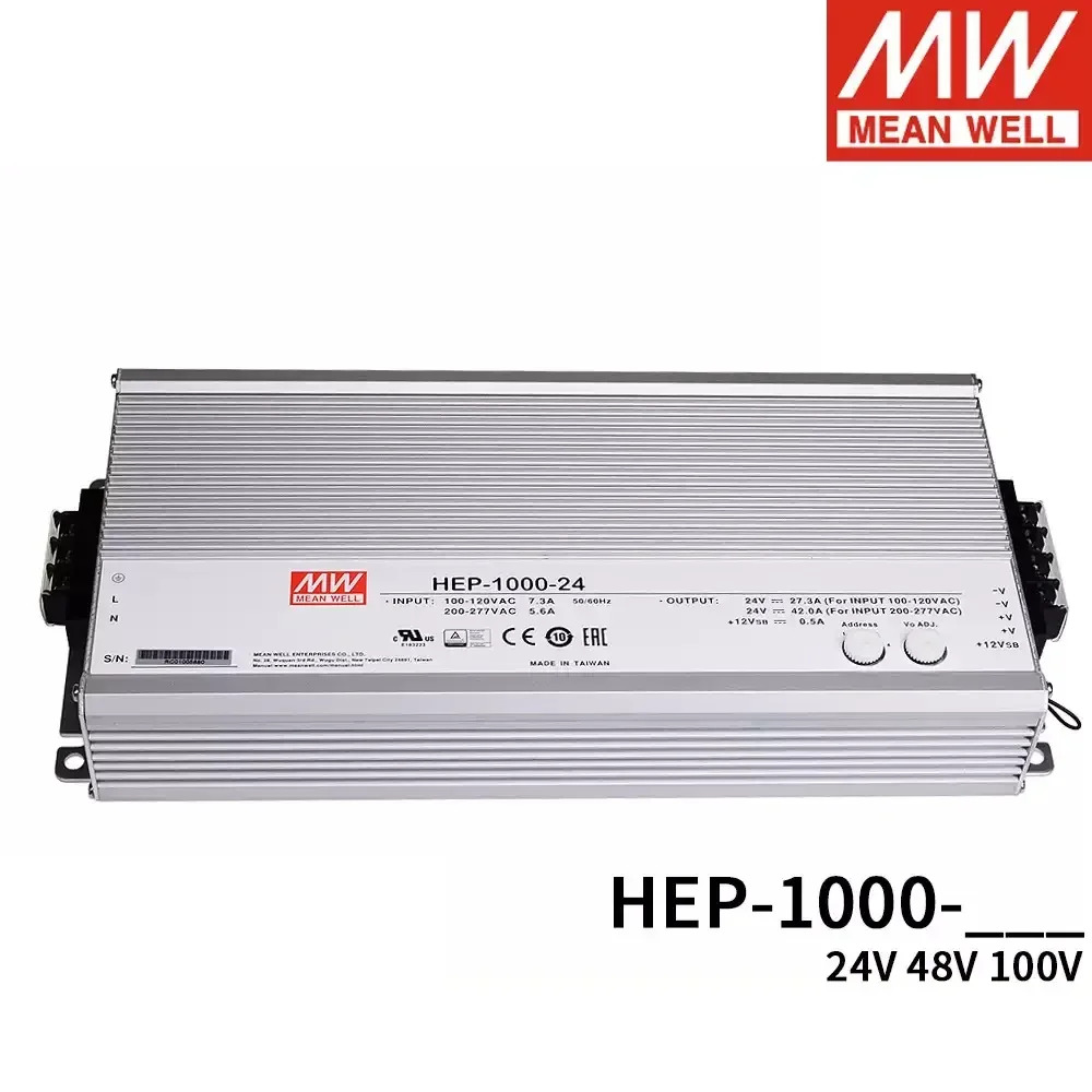 MEAN WELL HEP-1000 HEP-1000-24 HEP-1000-48 HEP-1000-100 1000W 가혹환경 전원공급장치