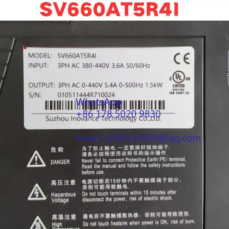 리퍼 서보 드라이버 SV660AT5R4I 정상 기능 완료