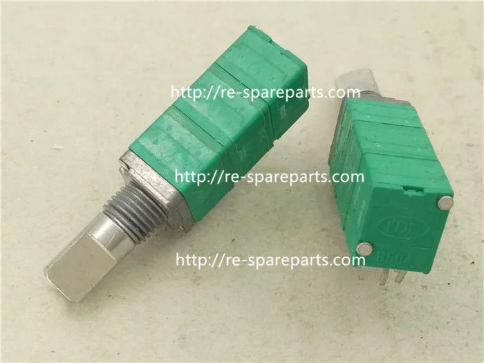전위차계 RK097G 6 B500K 핸들 길이 15MMF D 샤프트-10개