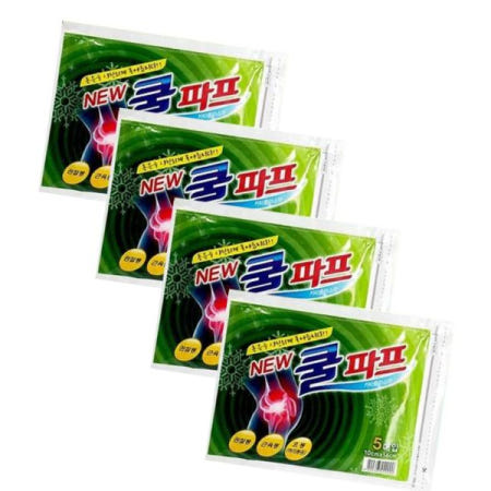 근육파스 대일제약 붙이는파프NEW 쿨파프 5매입x4팩