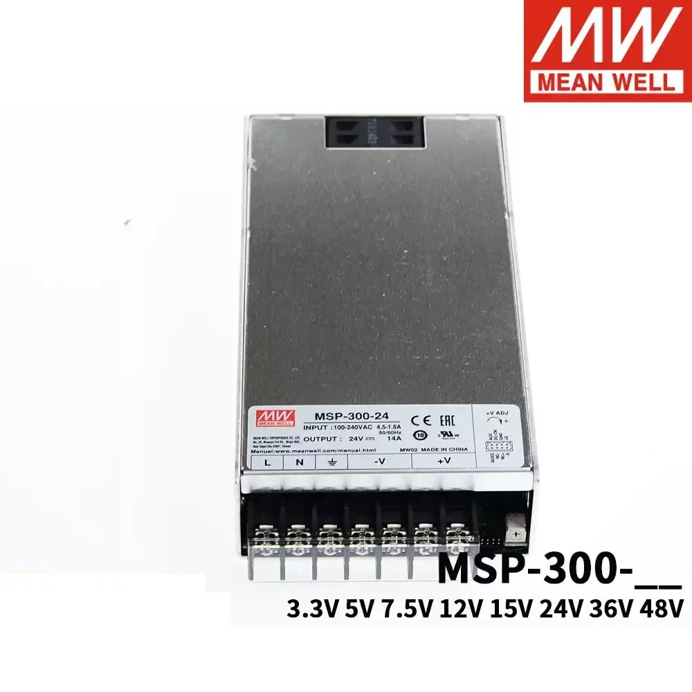MEAN WELL MSP-300 MSP-300-24 24V 14A 300W 단일 출력 스위칭 전원공급장치
