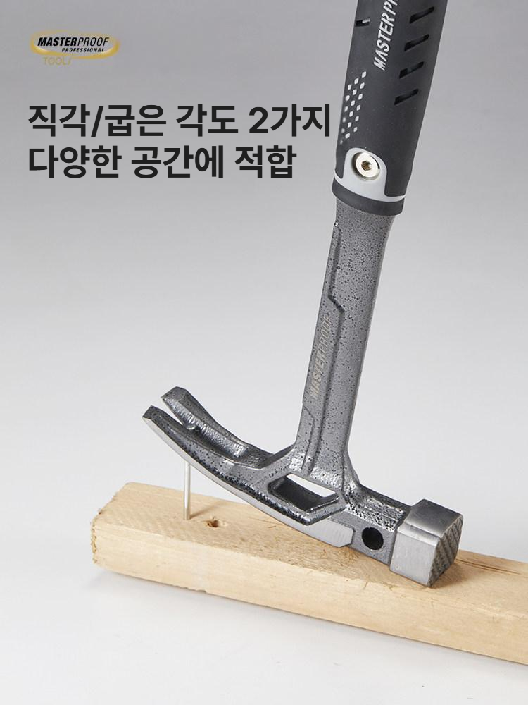 티타늄 망치 해머 클로 곡선 전문가용 나무 헤드 평면 미니 함마 장도리 - 상세 이미지 2